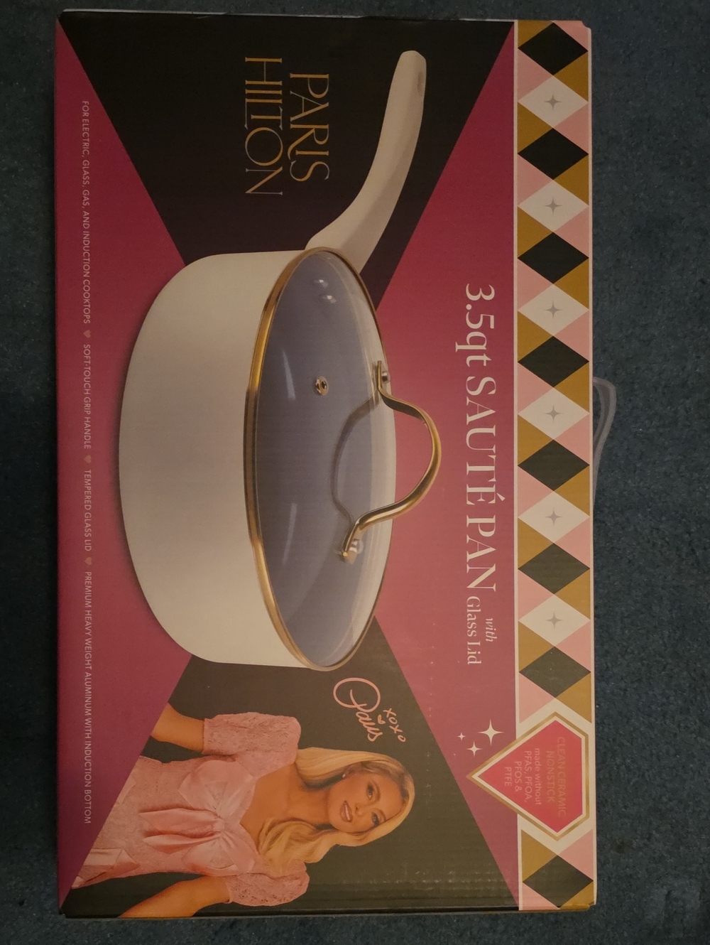 New 3.5 Quart Sauté Pan Box